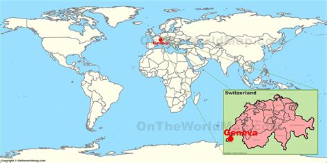 geneva in world map.